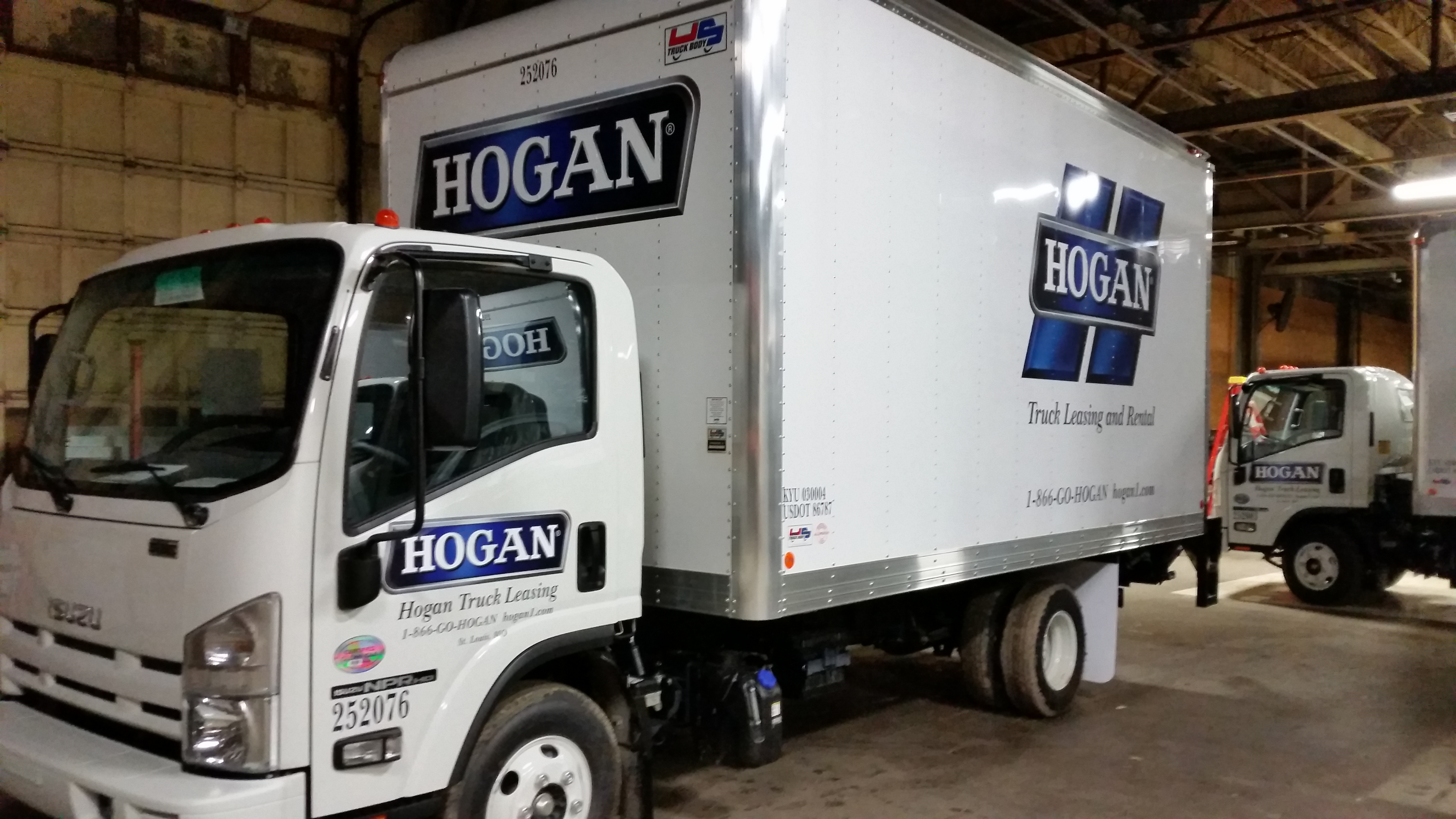 Trucks graphics installation 3