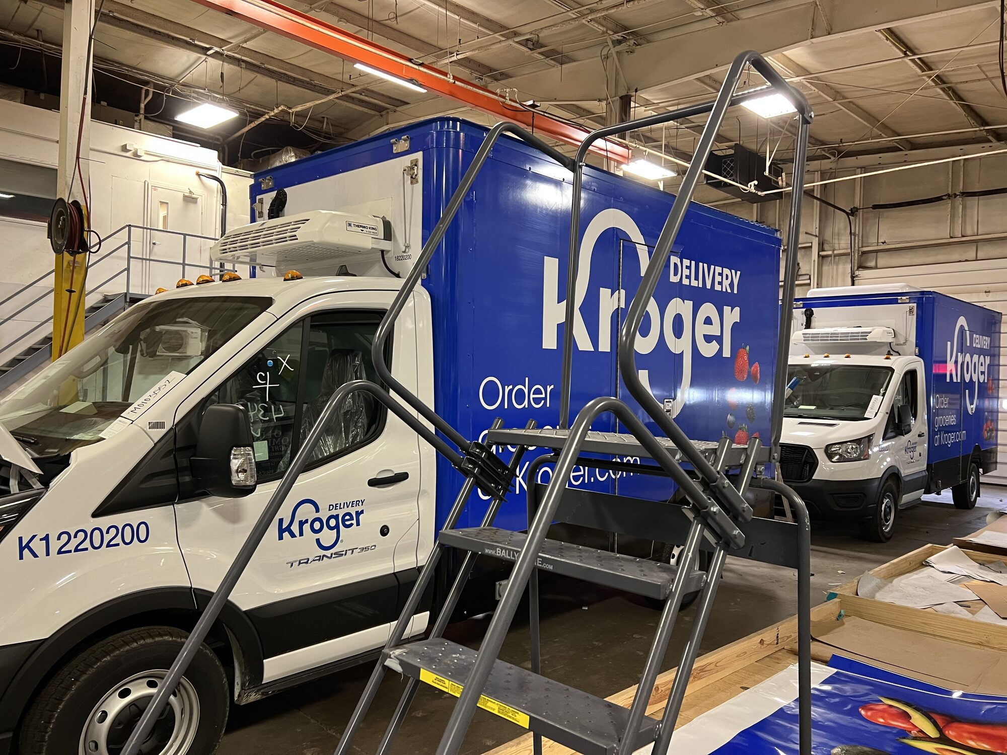 Trucks graphics installation 6