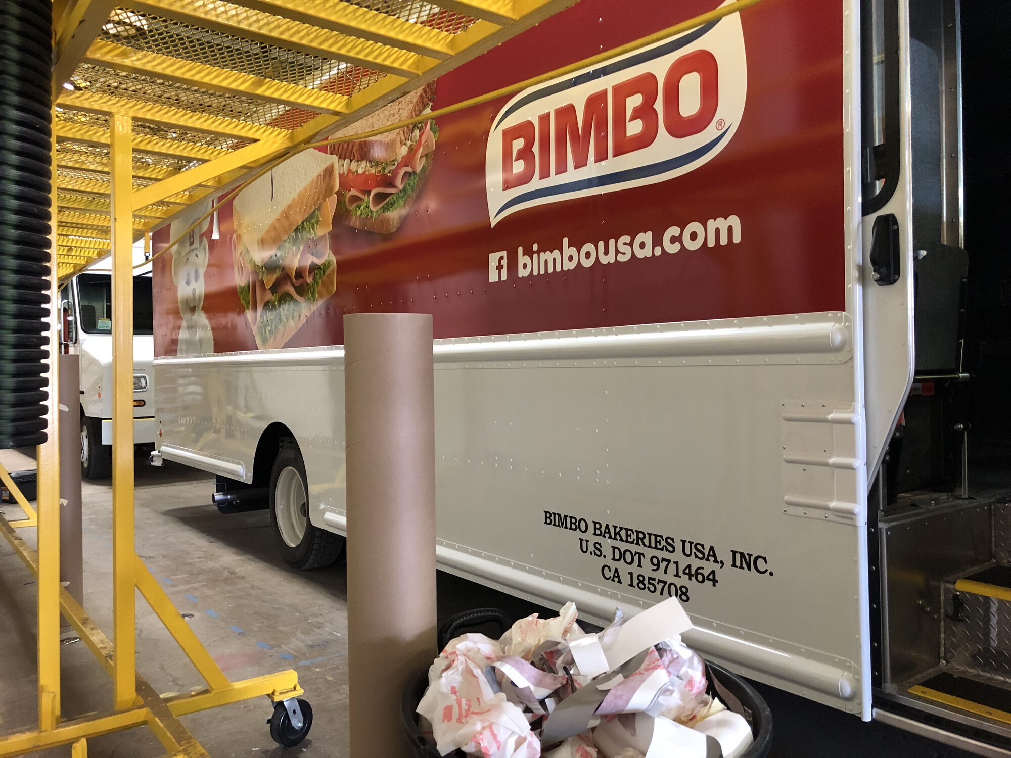Trucks graphics installation 10