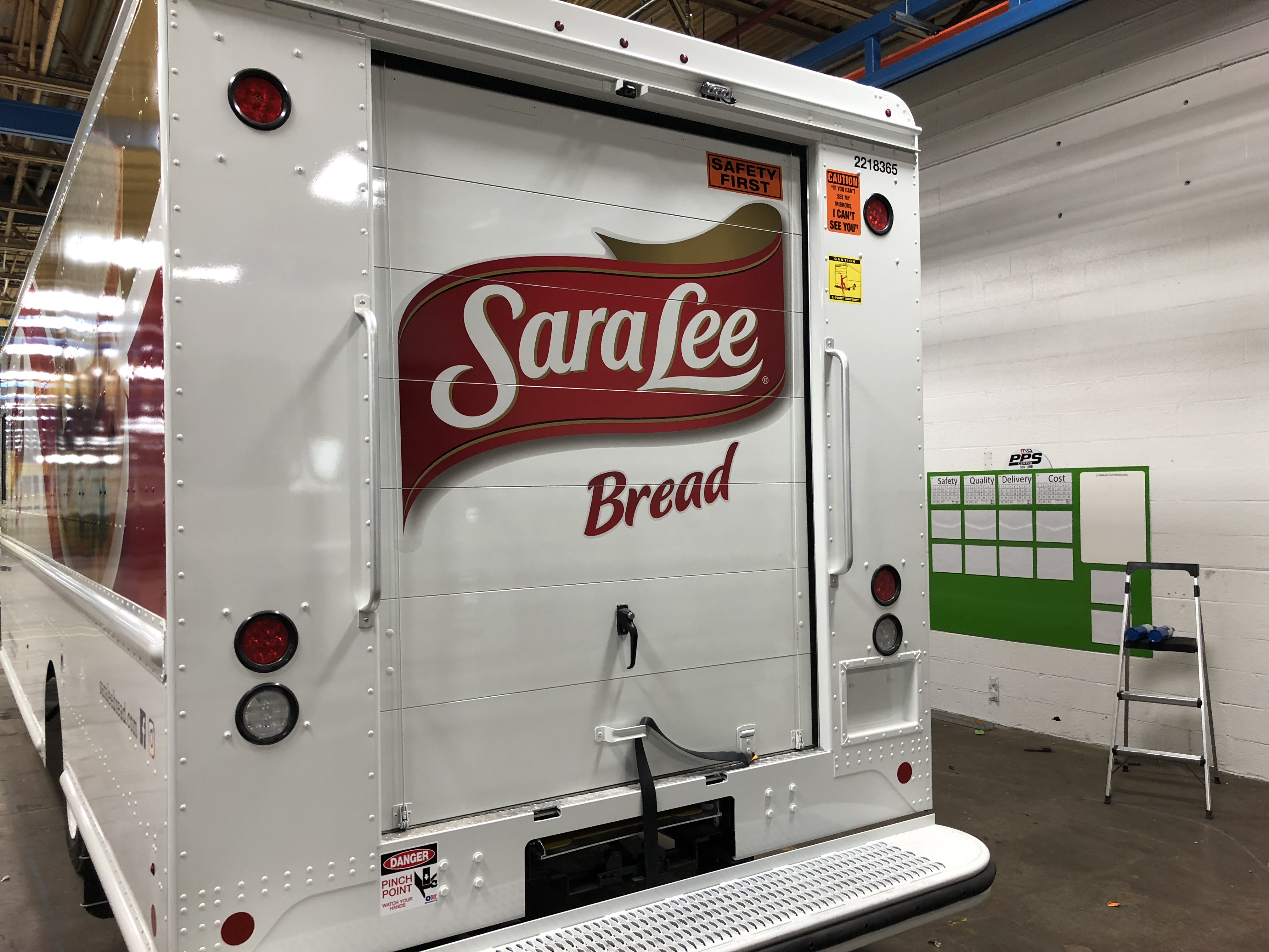 Trucks graphics installation 9
