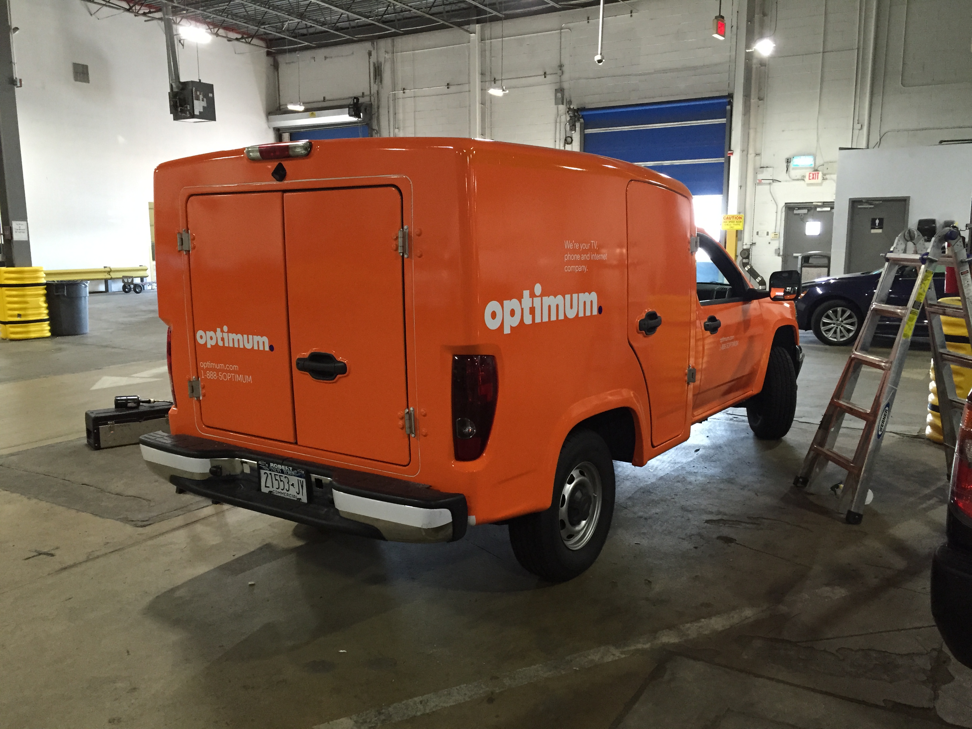 Trucks graphics installation 11
