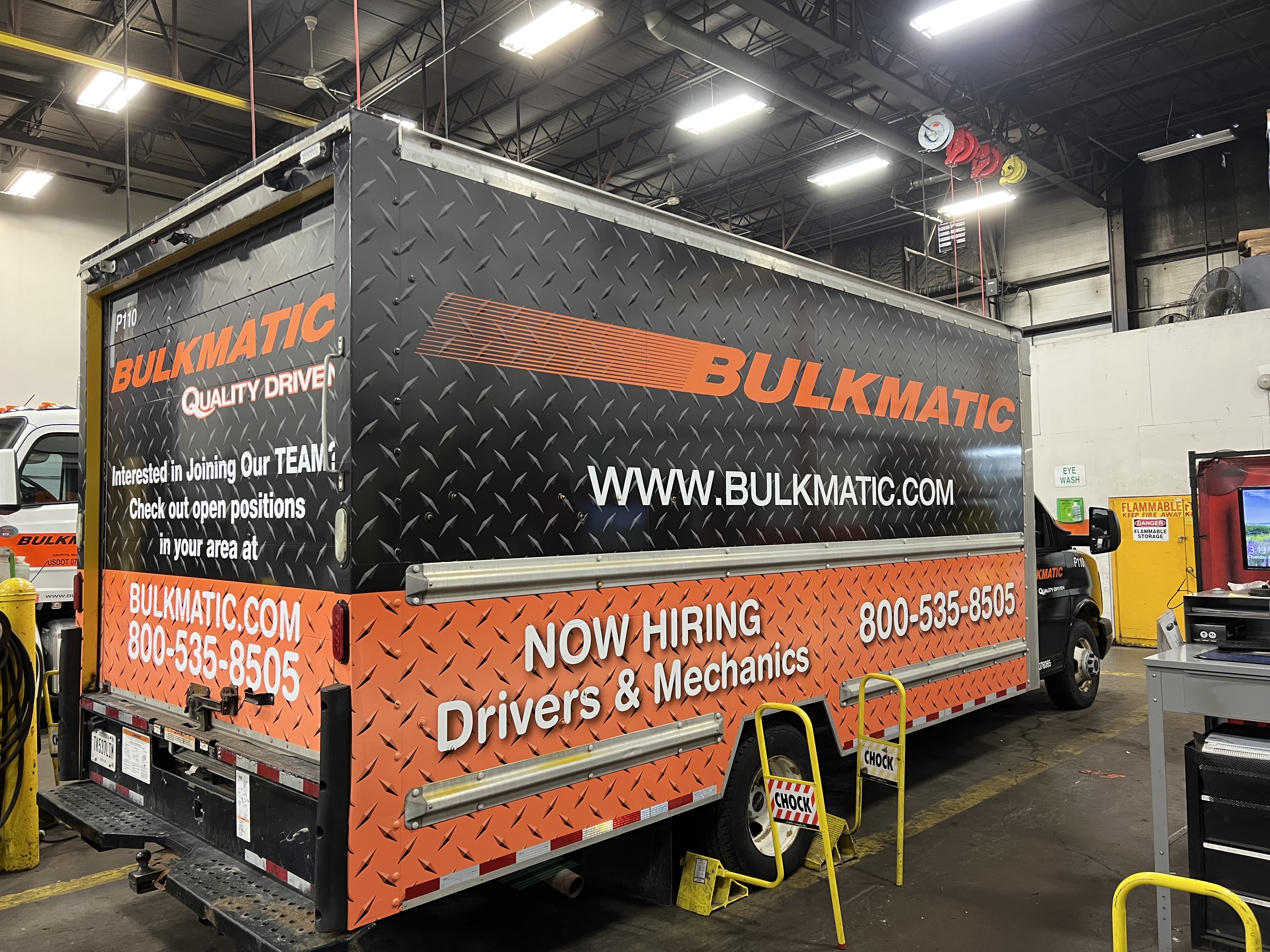 Trucks graphics installation 12
