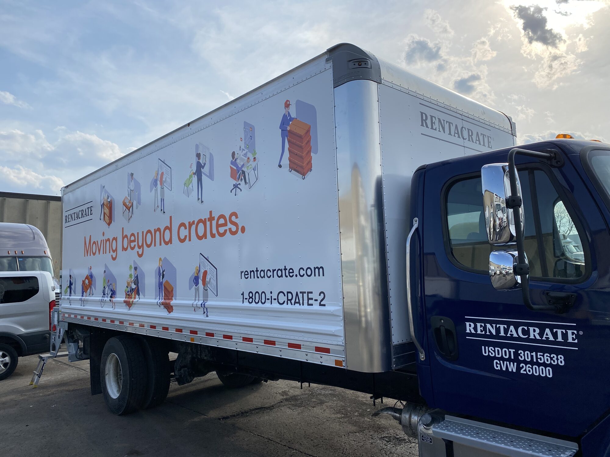 Trucks graphics installation 18