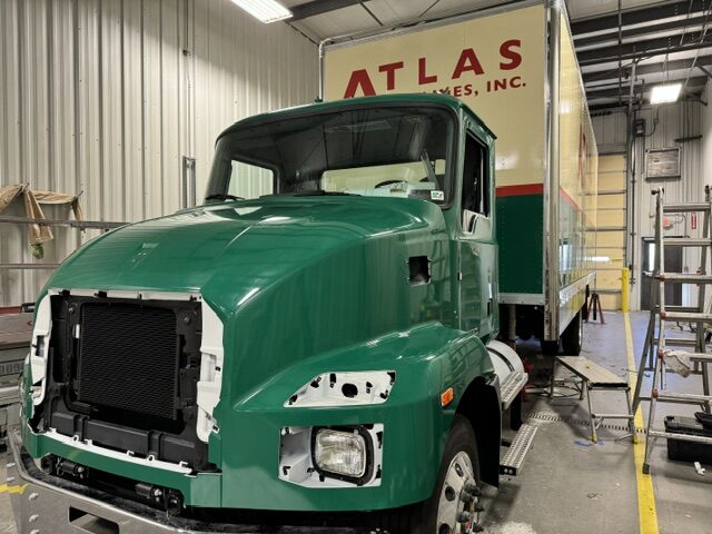 Trucks graphics installation 20