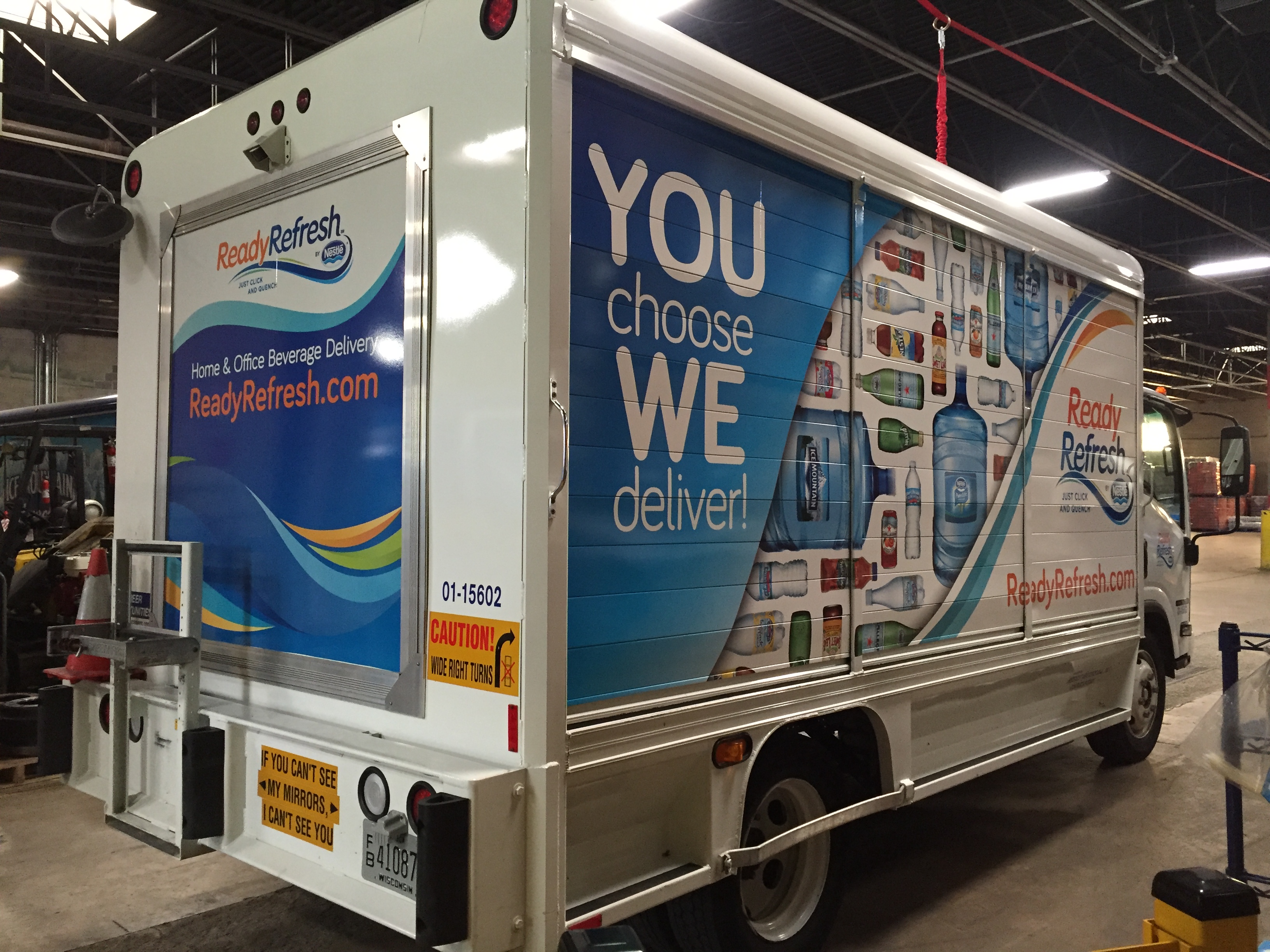 Trucks graphics installation 18