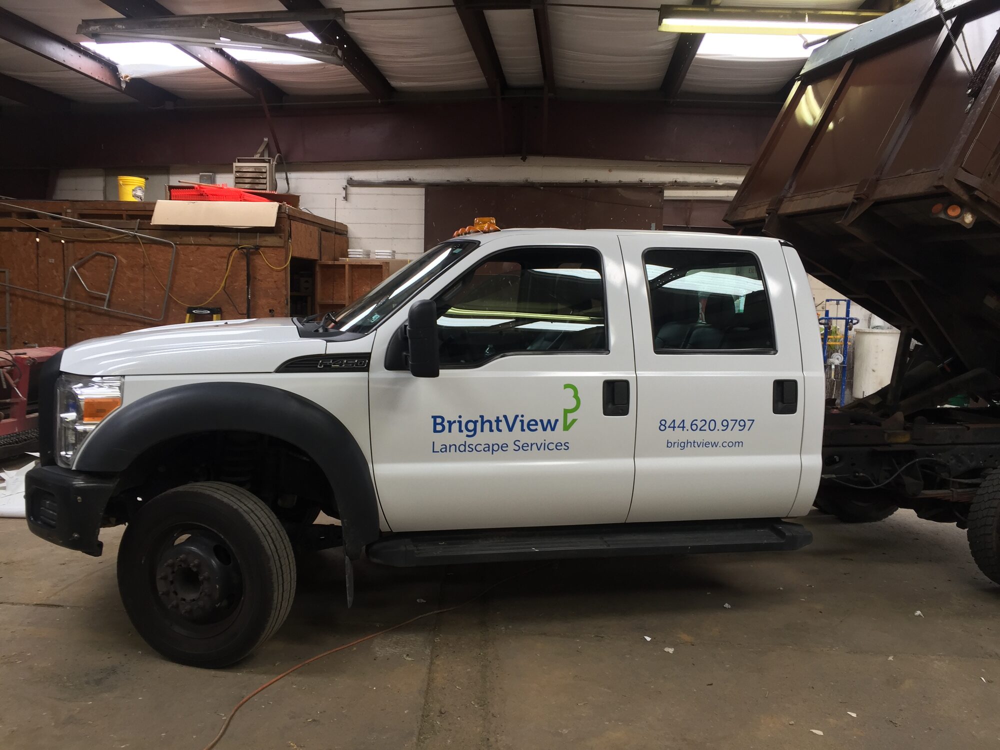 Trucks graphics installation 29