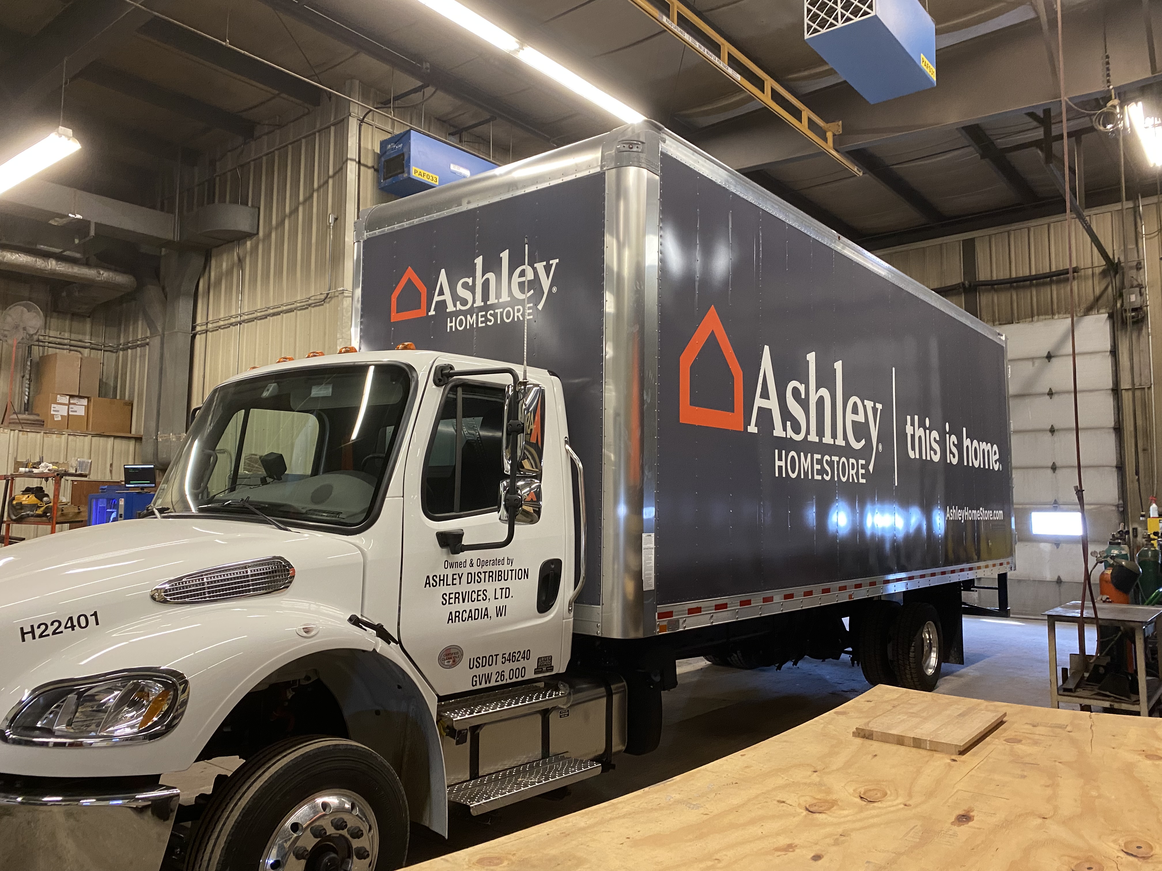 Trucks graphics installation 22