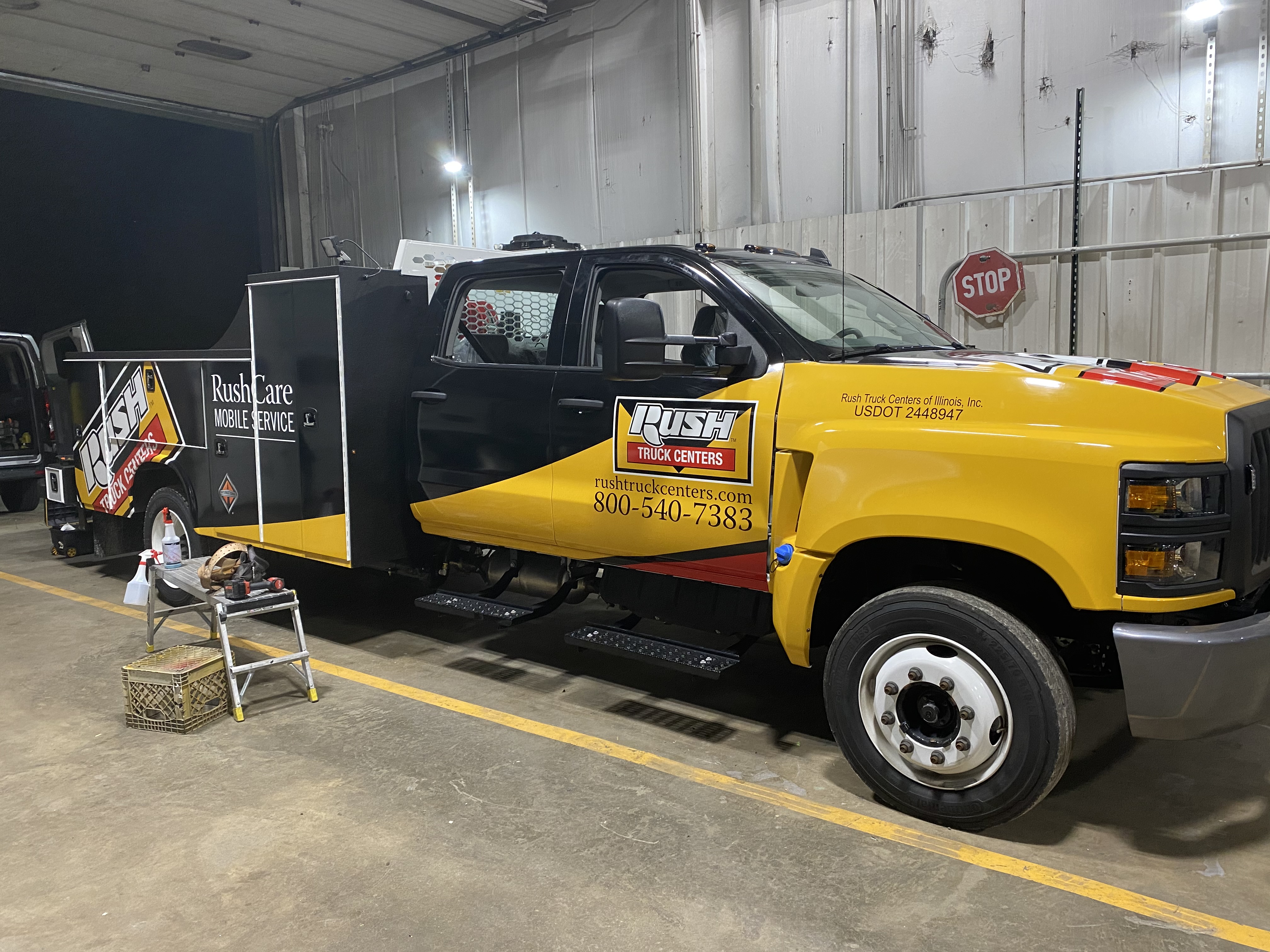 Trucks graphics installation 28