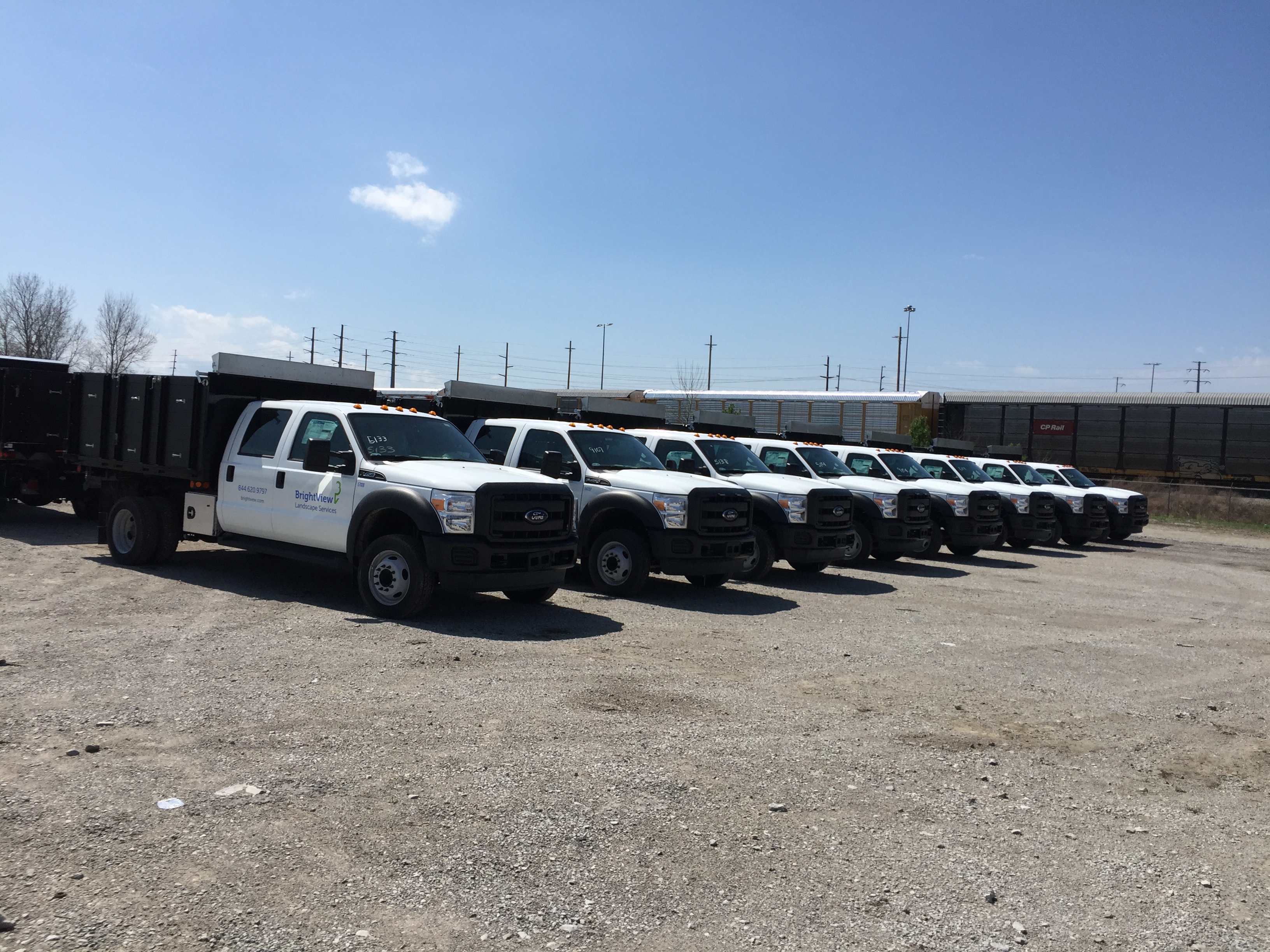 Trucks graphics installation 29